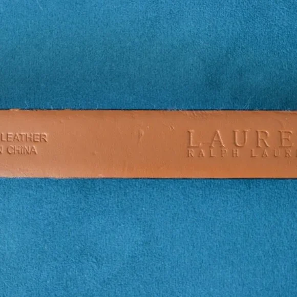 Ralph Lauren Crocodile-stamped Leather Belt - Picture 5 of 7